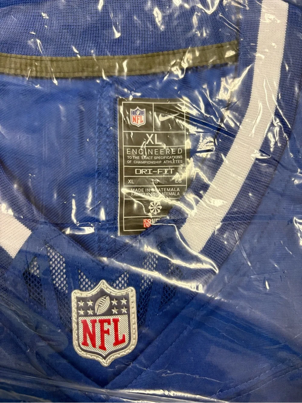 Seattle Seahawks #11 Jaxon Smith-Njigba Men's Jersey Royal Blue - XXL